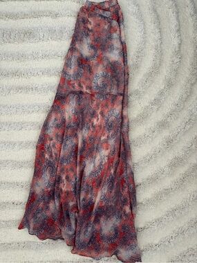 Lucky Brand Paisley Maxi Skirt